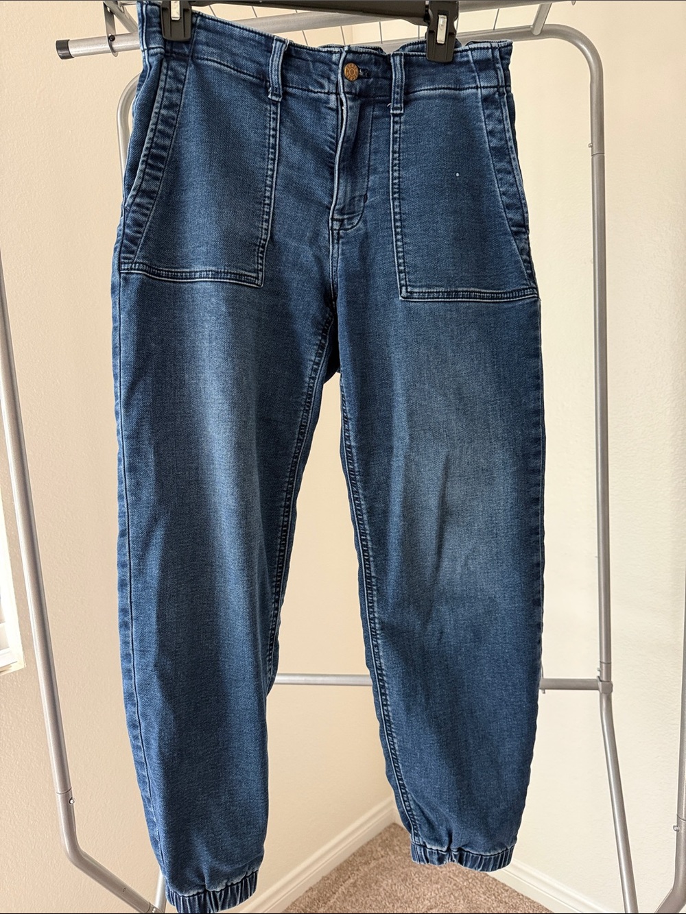 J. Crew Women’s Relaxed Jeans in Dark Blue Wash